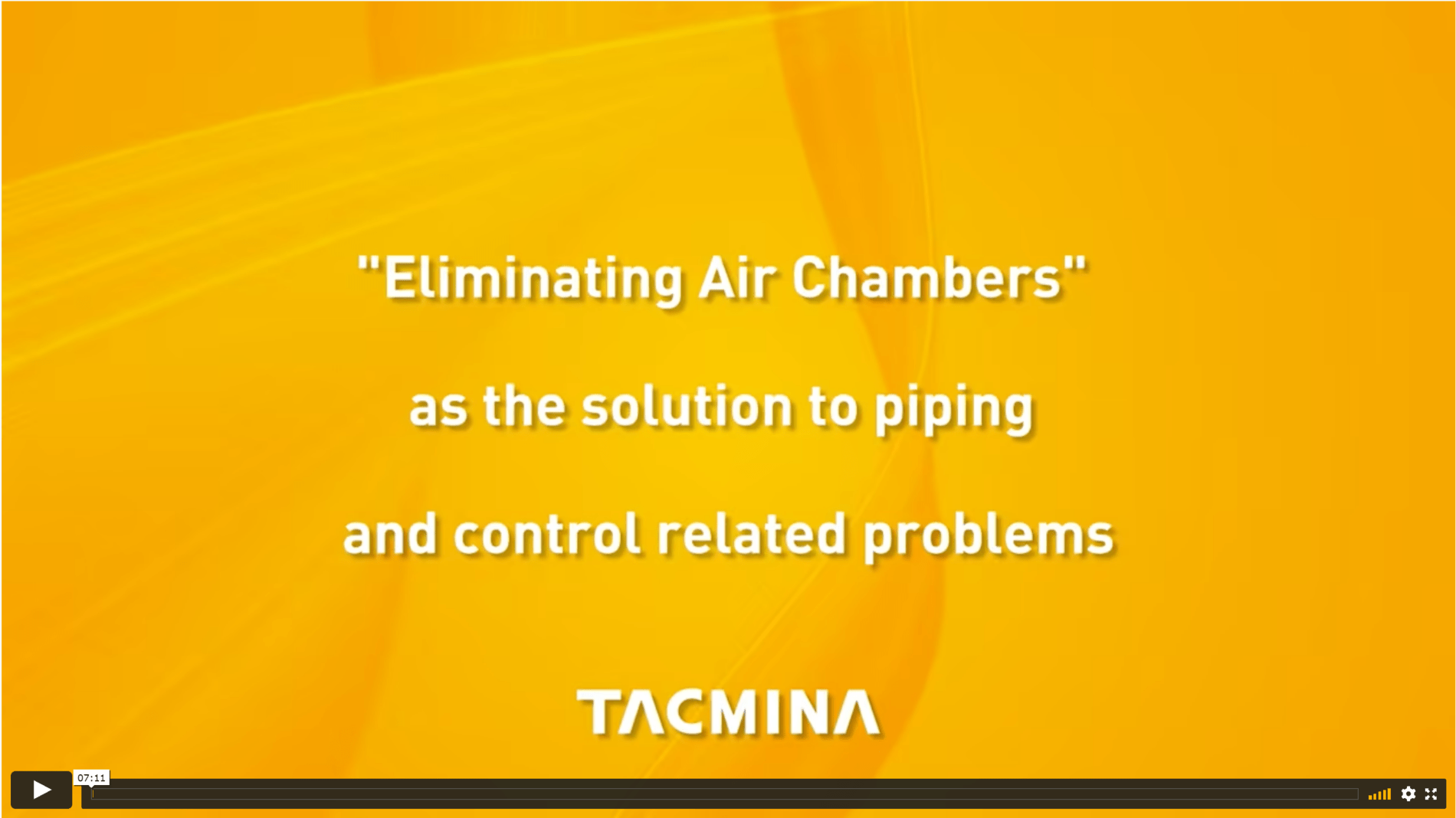 Tacmina Eliminating Air Chambers Instructional Video Cover Thumbnail