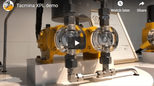 Tacmina Xpl Video Demonstration Showing Pulse-Free Pumping Screenshot